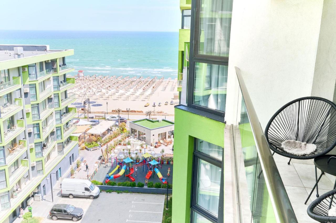 Rainbow Sea View Apartment Spa N Pool Resort - Parking Mamaia Exterior photo